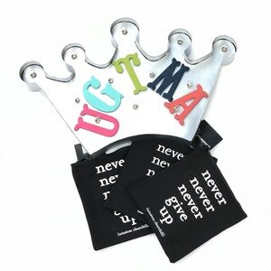 NEVER never NEVER give up bag, makeup, mini purse